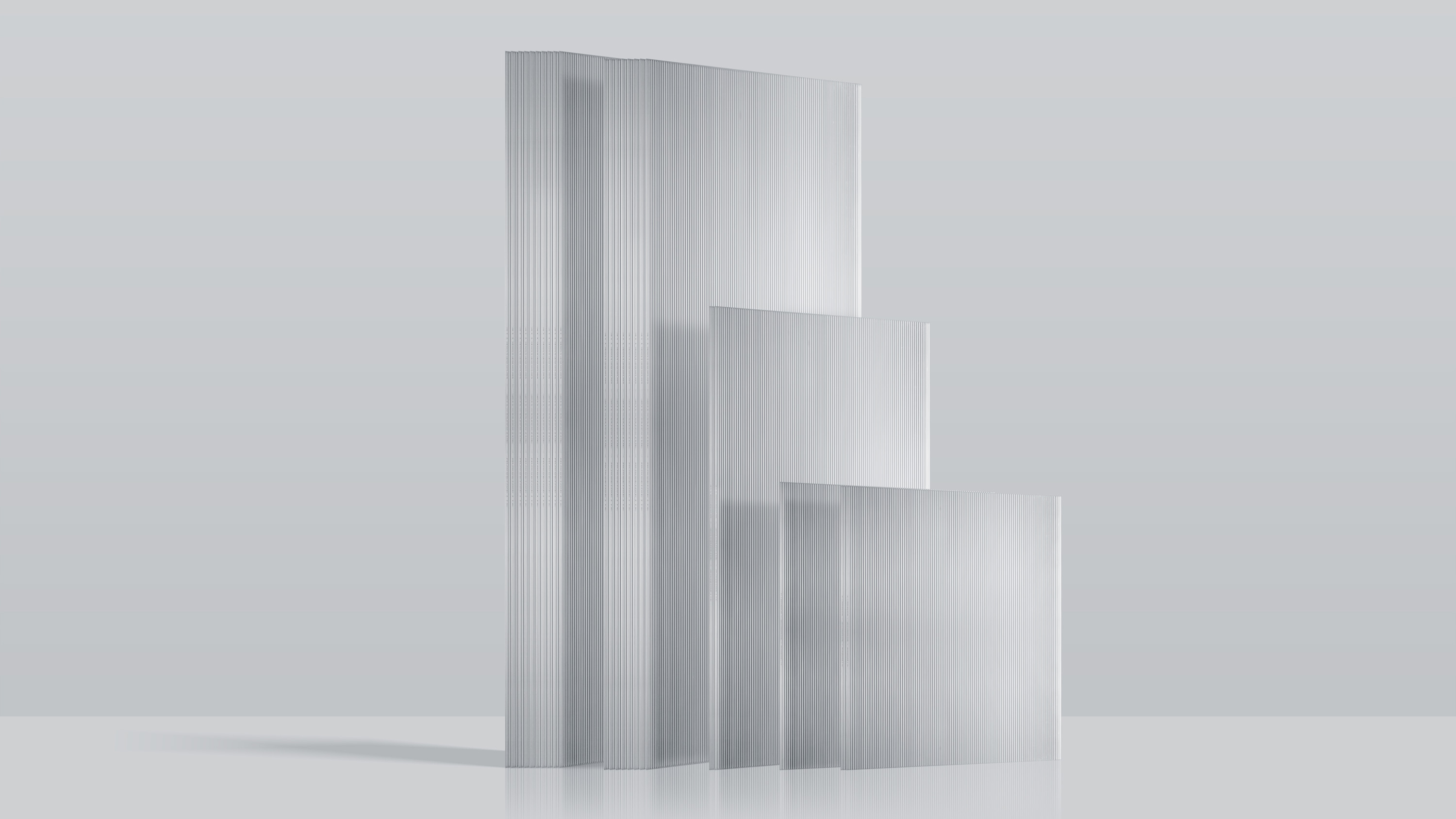 HKP-Sets, Farbe: Transparent, verglast mit: Hohlkammerplatten (HKP)